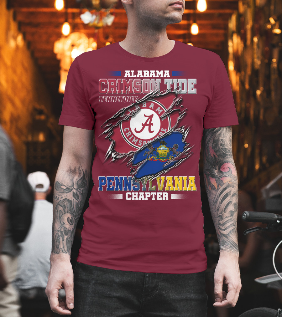 Alabama Crimson Tide Territory Pennsylvania Chapter T-Shirt