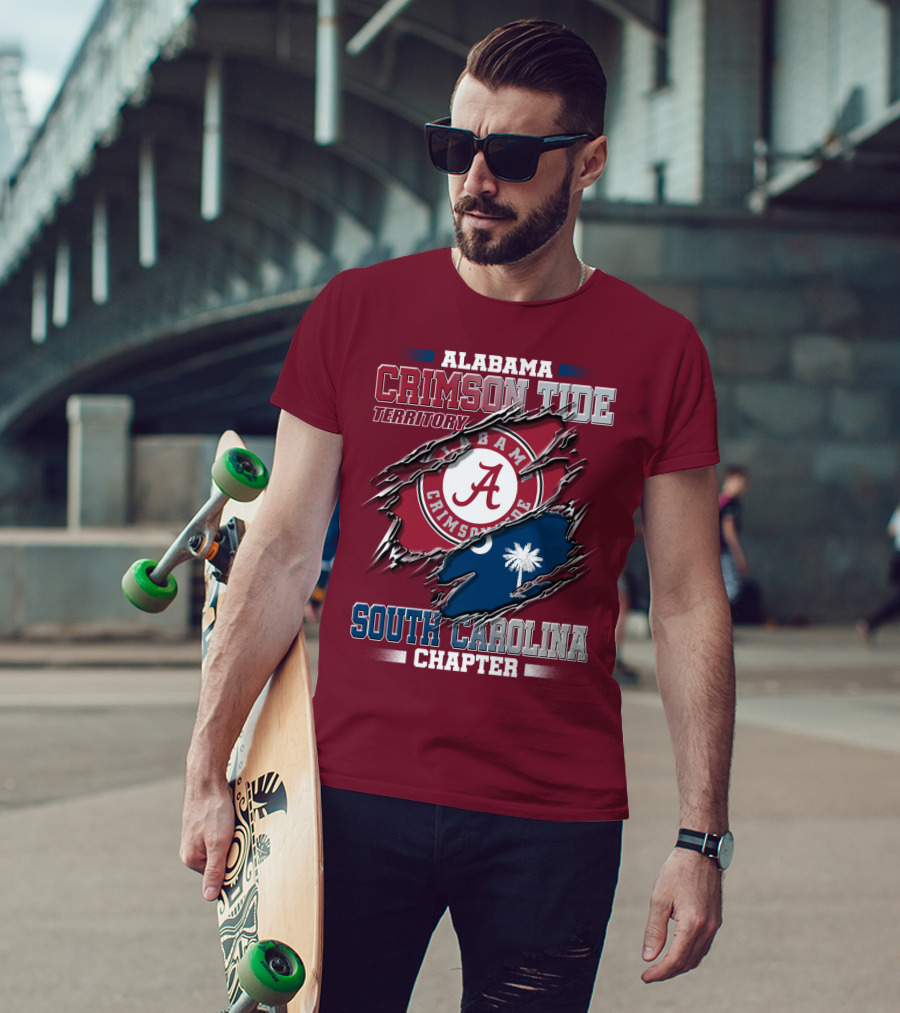 Alabama Crimson Tide Territory South Carolina Chapter T-Shirt