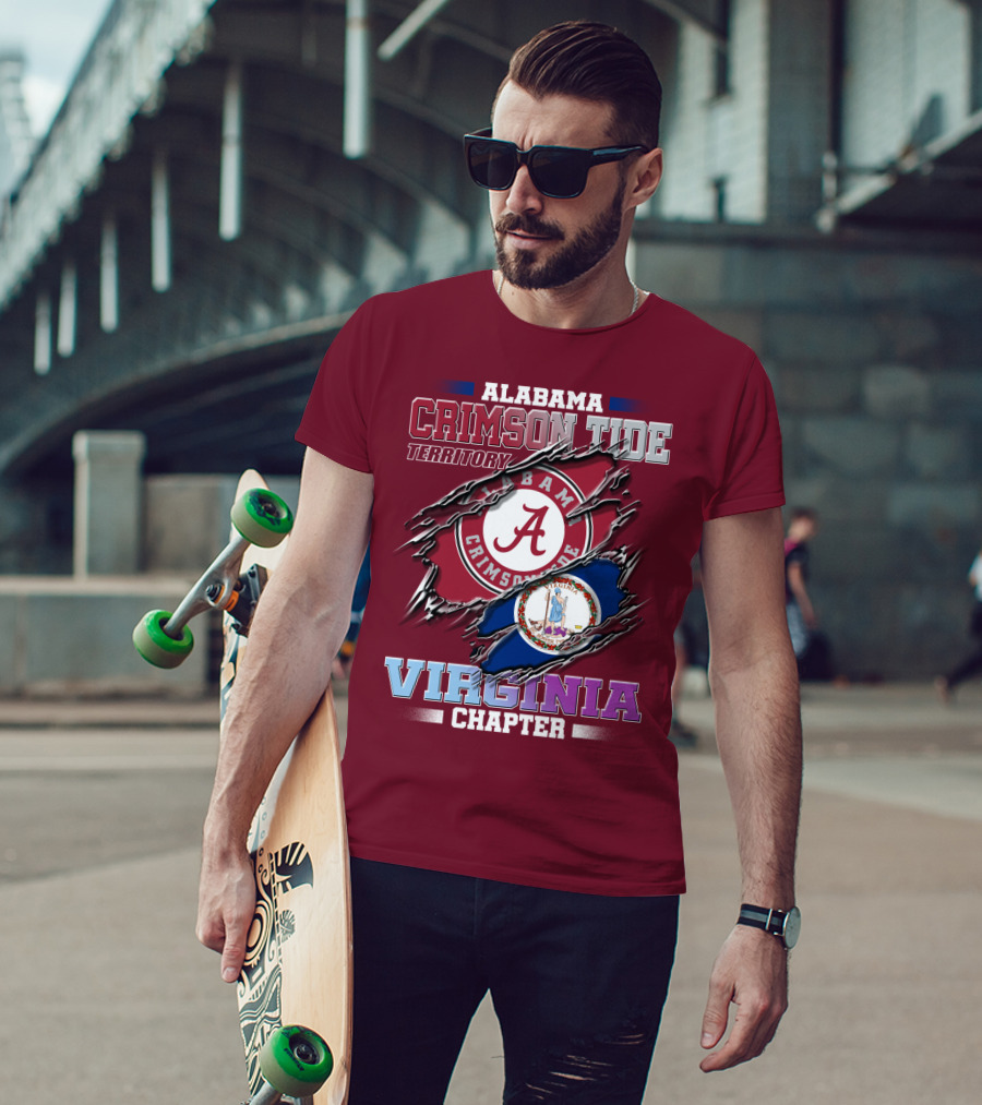 Alabama Crimson Tide Territory Virginia Chapter T-Shirt