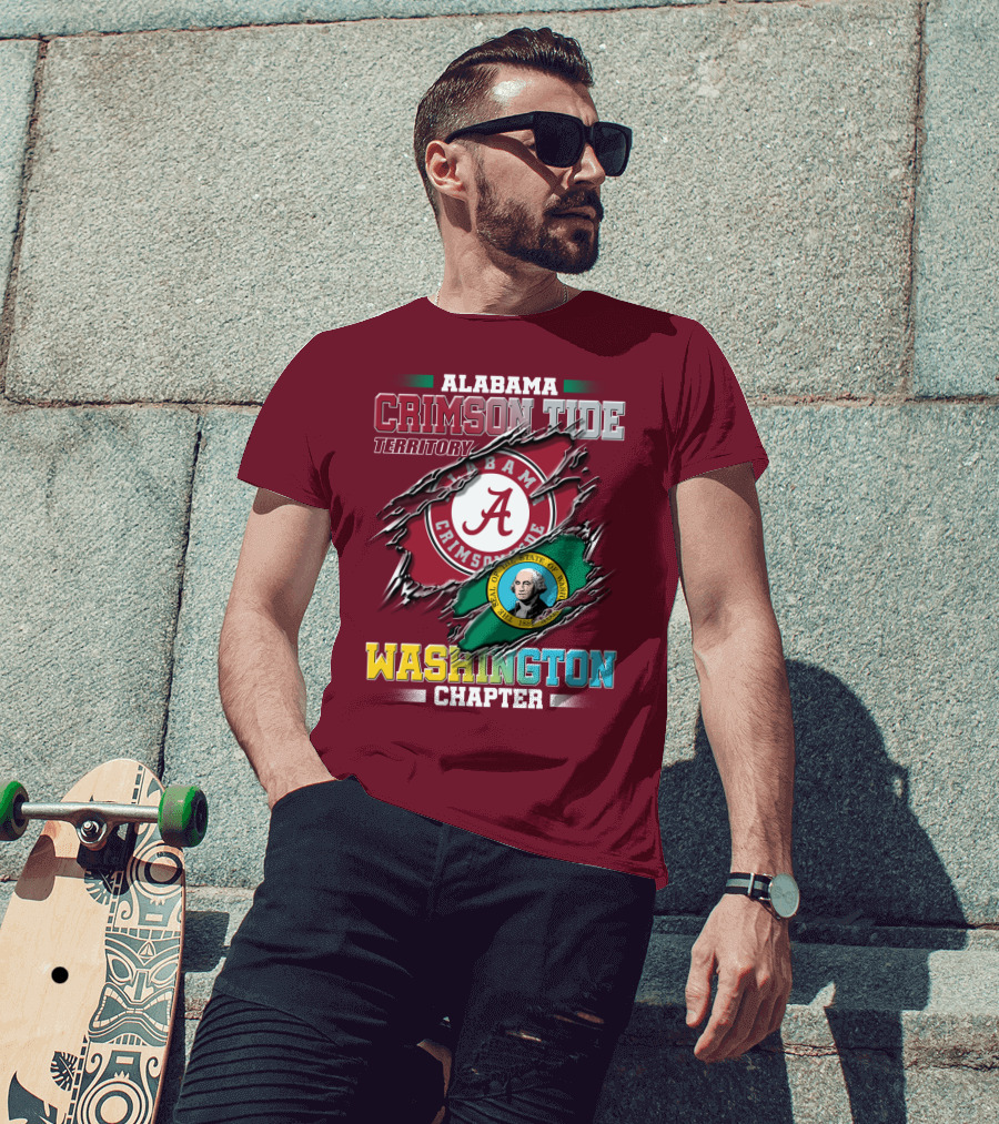 Alabama Crimson Tide Territory Washington Chapter T-Shirt