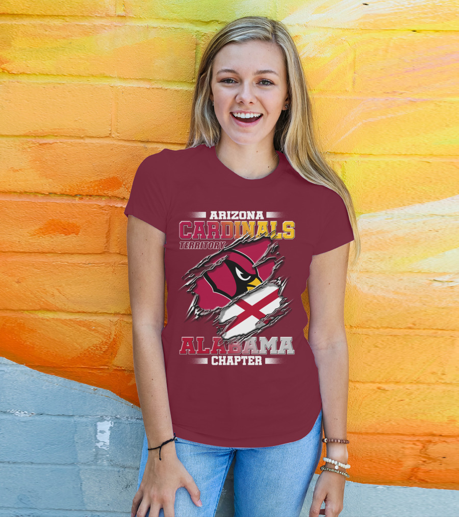 Arizona Cardinals Territory Alabama Chapter T-Shirt