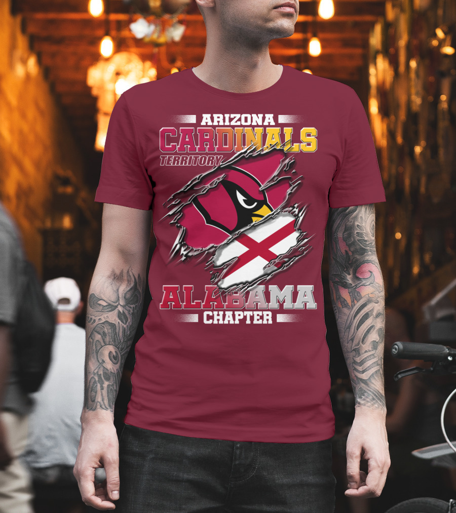 Arizona Cardinals Territory Alabama Chapter T-Shirt