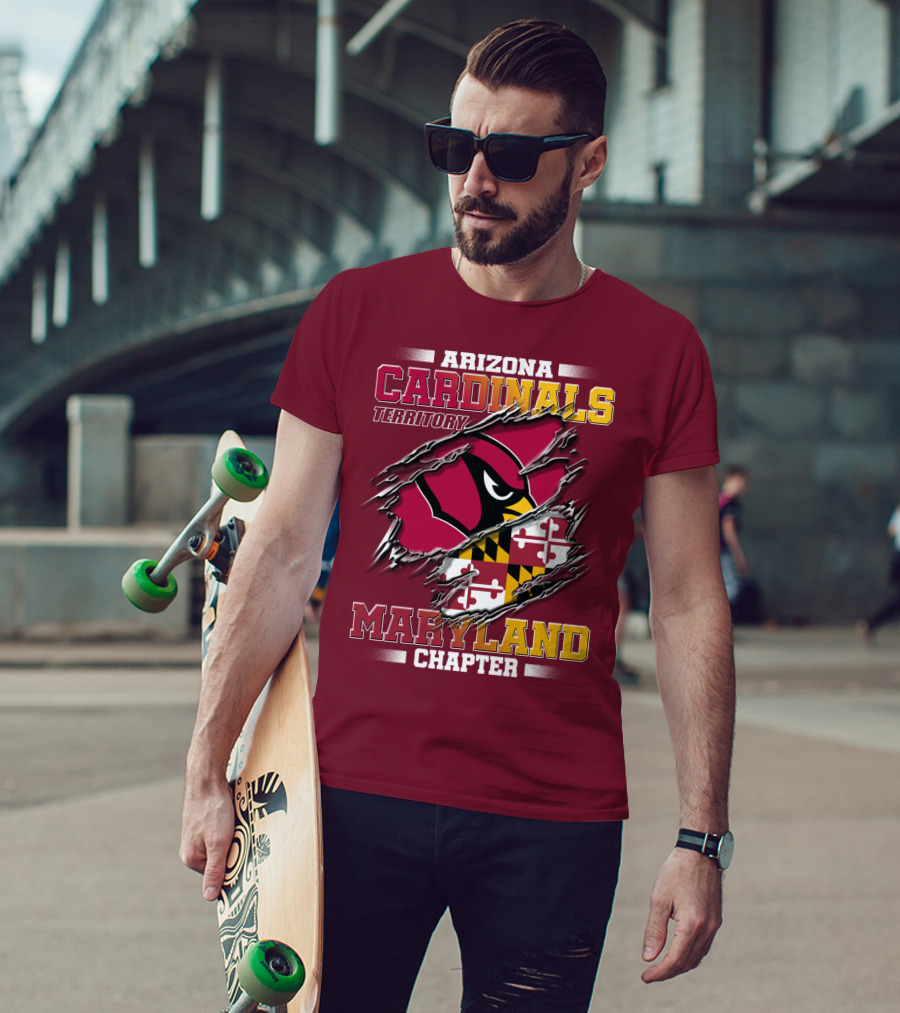 Arizona Cardinals Territory Maryland Chapter T-Shirt