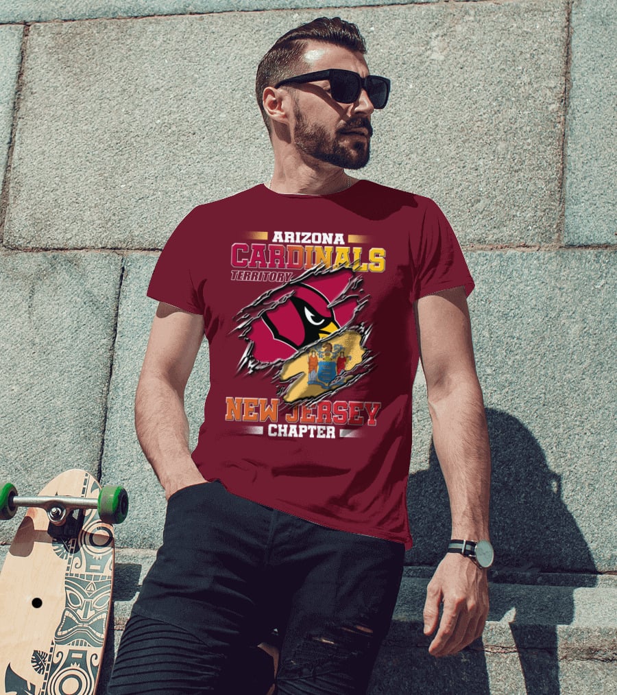 Arizona Cardinals Territory New Jersey Chapter T-Shirt