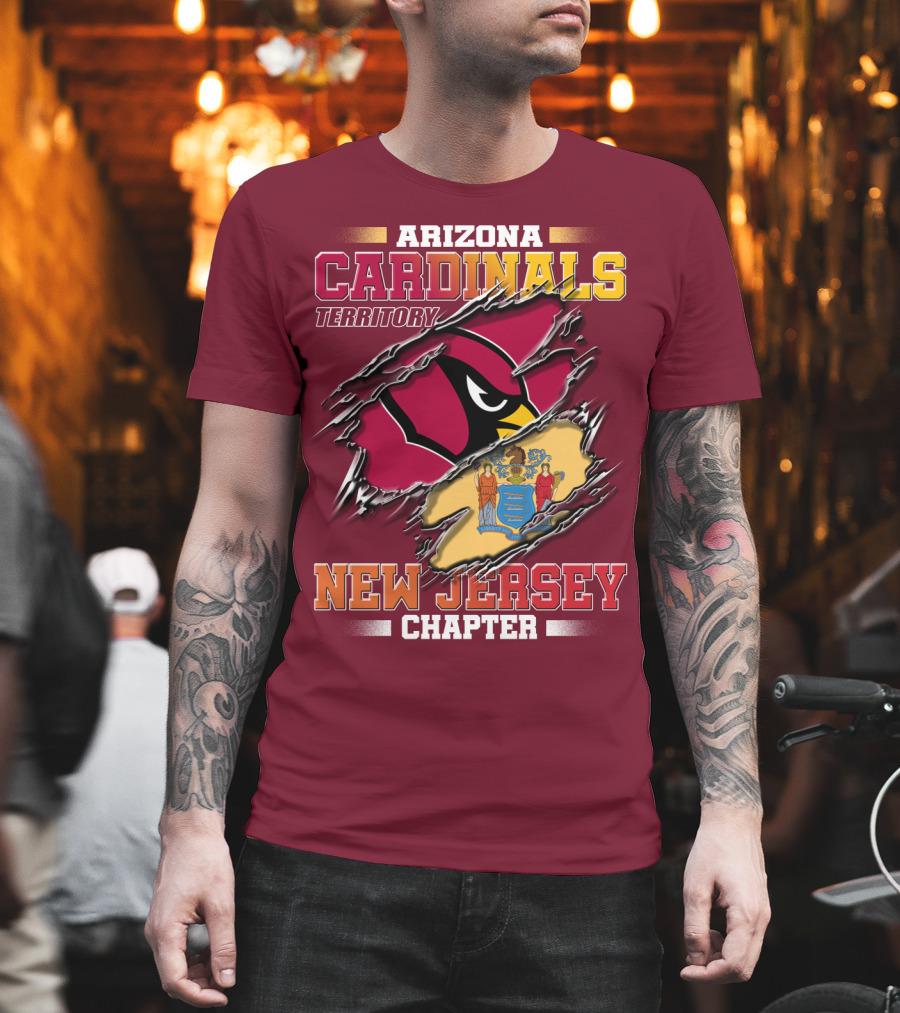 Arizona Cardinals Territory New Jersey Chapter T-Shirt