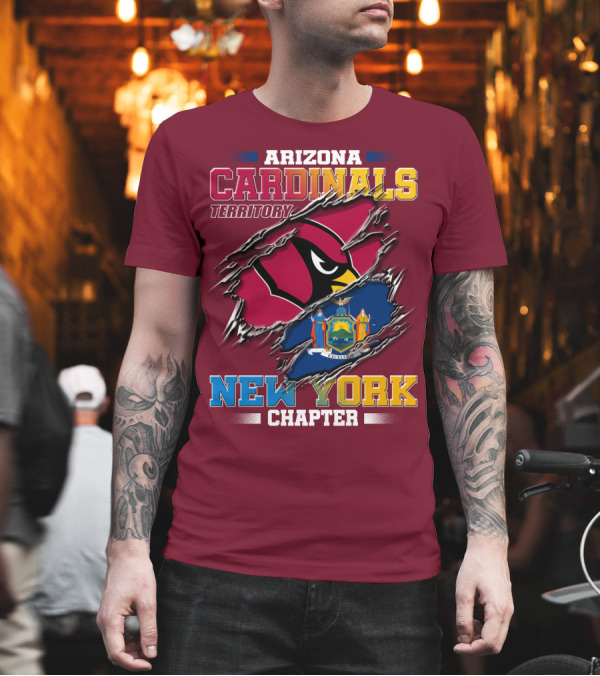 Arizona Cardinals Territory New York Chapter T-Shirt Arizona Cardinals Territory New York Chapter T-Shirt