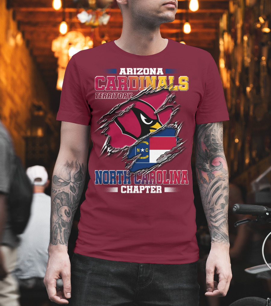 Arizona Cardinals Territory North Carolina Chapter T-Shirt