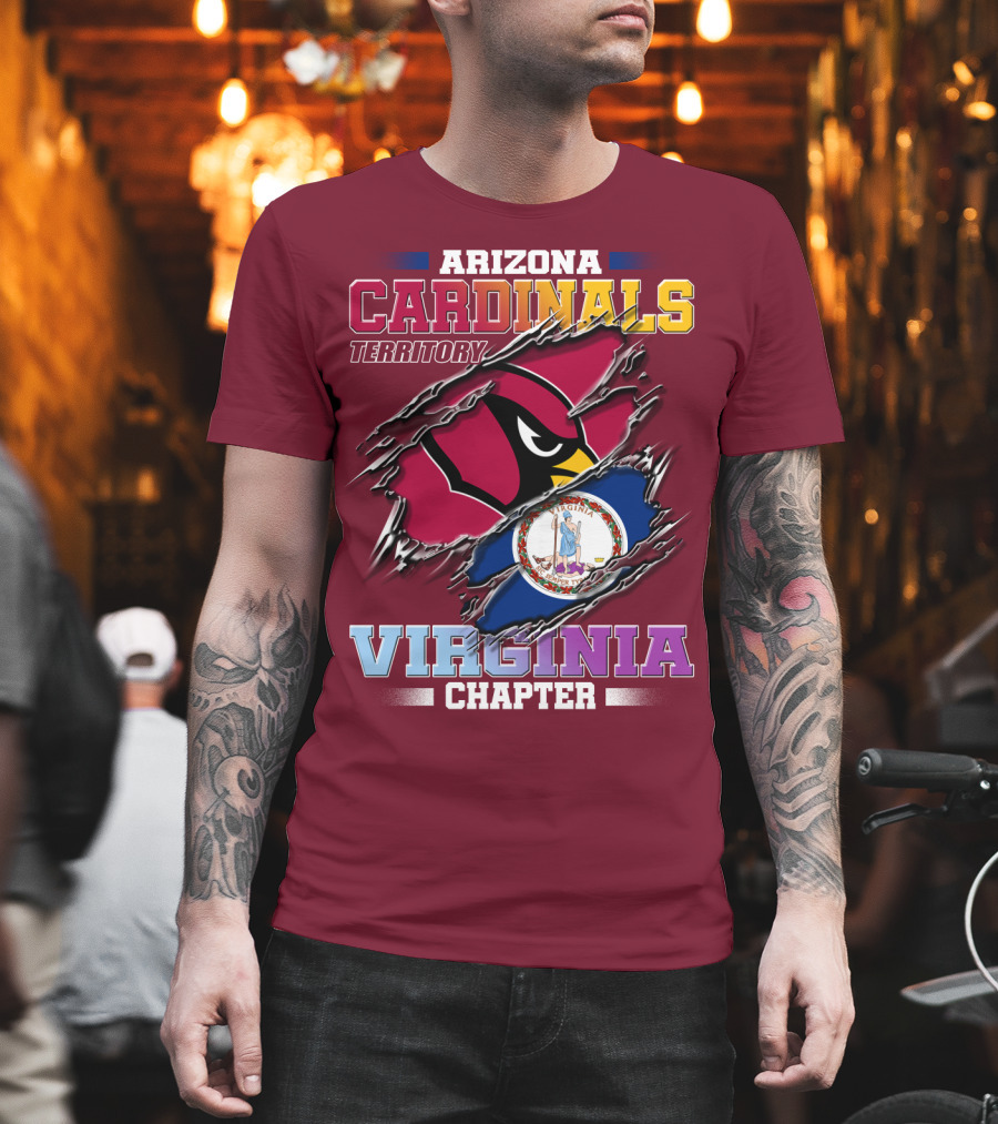 Arizona Cardinals Territory Virginia Chapter T-Shirt