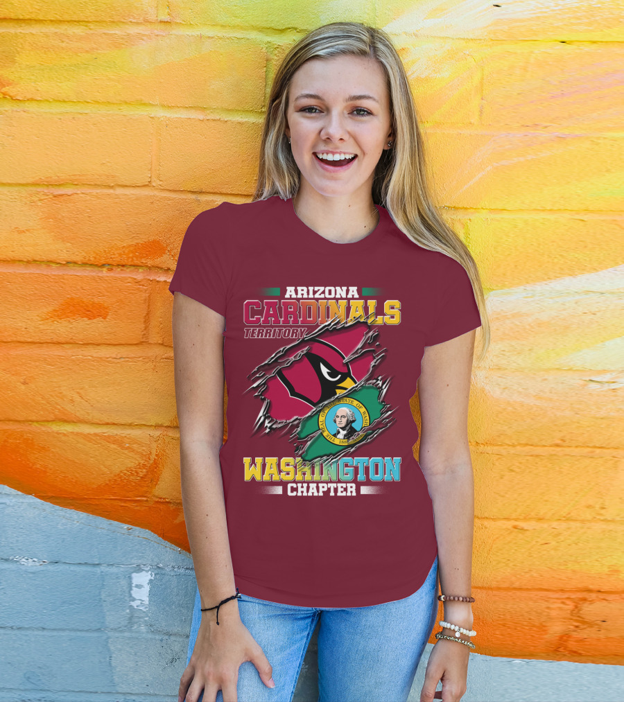 Arizona Cardinals Territory Washington Chapter T-Shirt