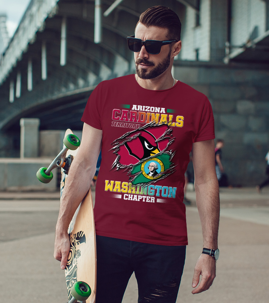 Arizona Cardinals Territory Washington Chapter T-Shirt