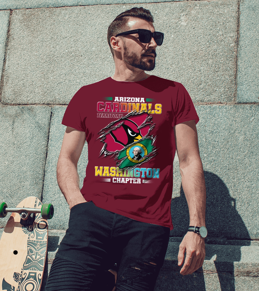 Arizona Cardinals Territory Washington Chapter T-Shirt