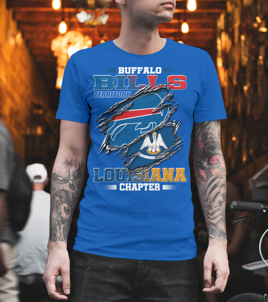 Buffalo Bills Territory Louisiana Chapter T-Shirt