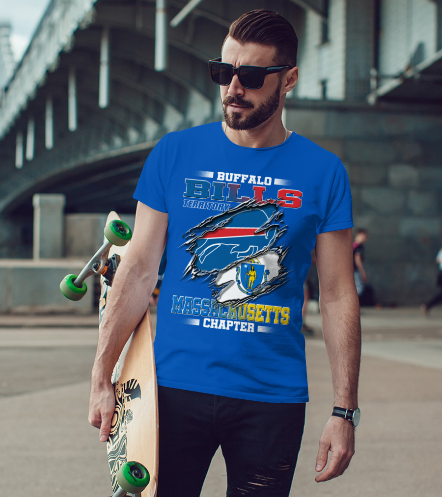 Buffalo Bills Territory Massachusetts Chapter T-Shirt