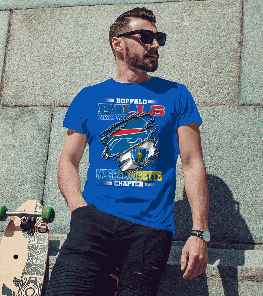 Buffalo Bills Territory Massachusetts Chapter T-Shirt