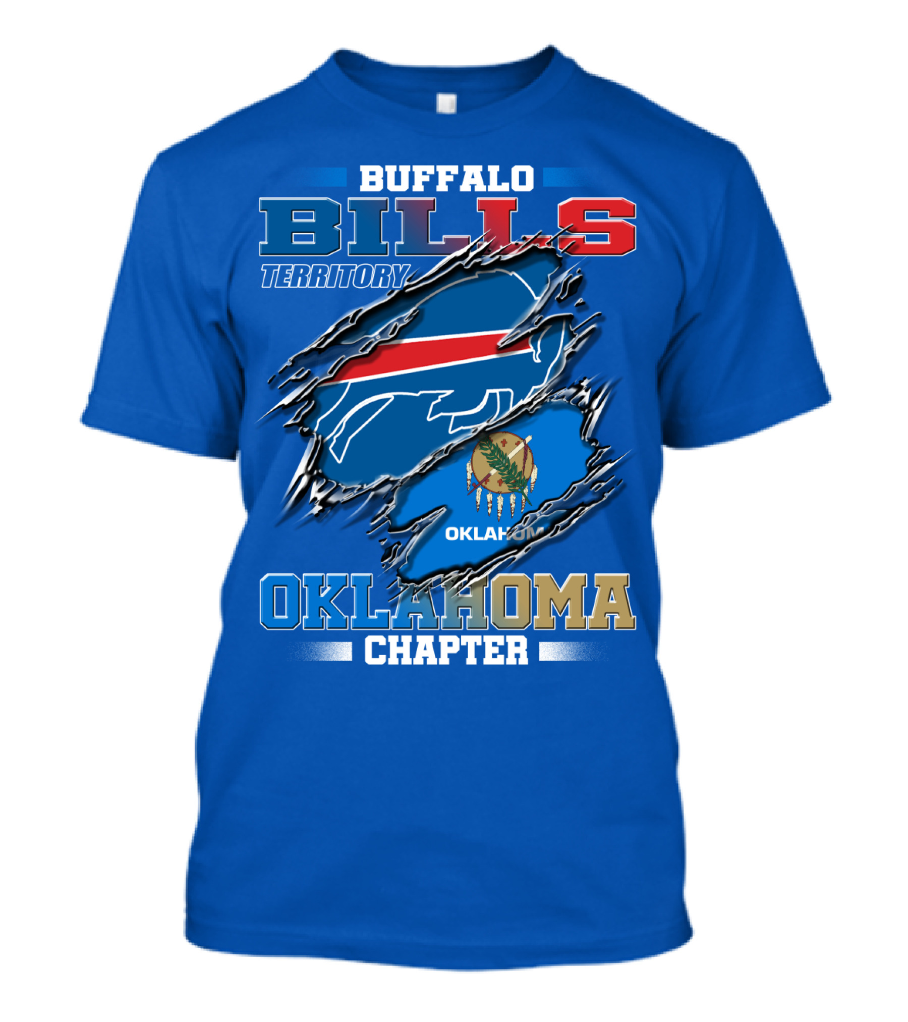 Buffalo Bills Territory Oklahoma Chapter T-Shirt