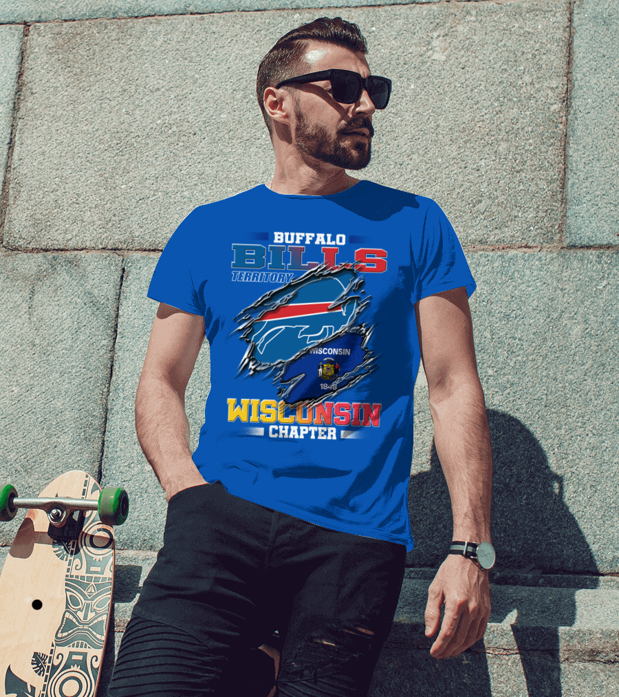 Buffalo Bills Territory Wisconsin Chapter 1848 T-Shirt
