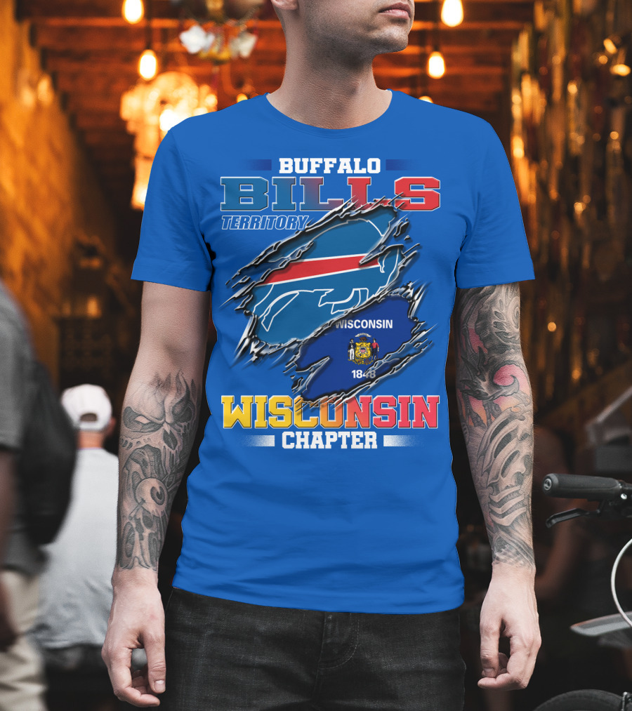 Buffalo Bills Territory Wisconsin Chapter 1848 T-Shirt