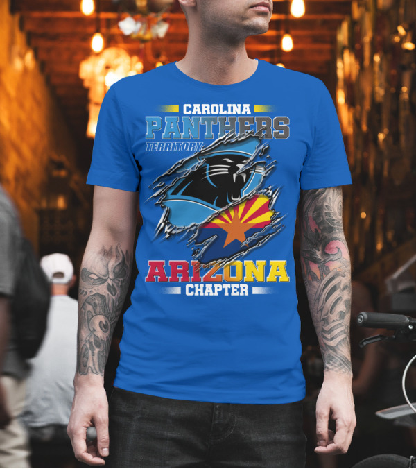 CAROLINA PANTHERS TERRITORY ARIZONA CHAPTER T-Shirt CAROLINA PANTHERS TERRITORY ARIZONA CHAPTER T-Shirt