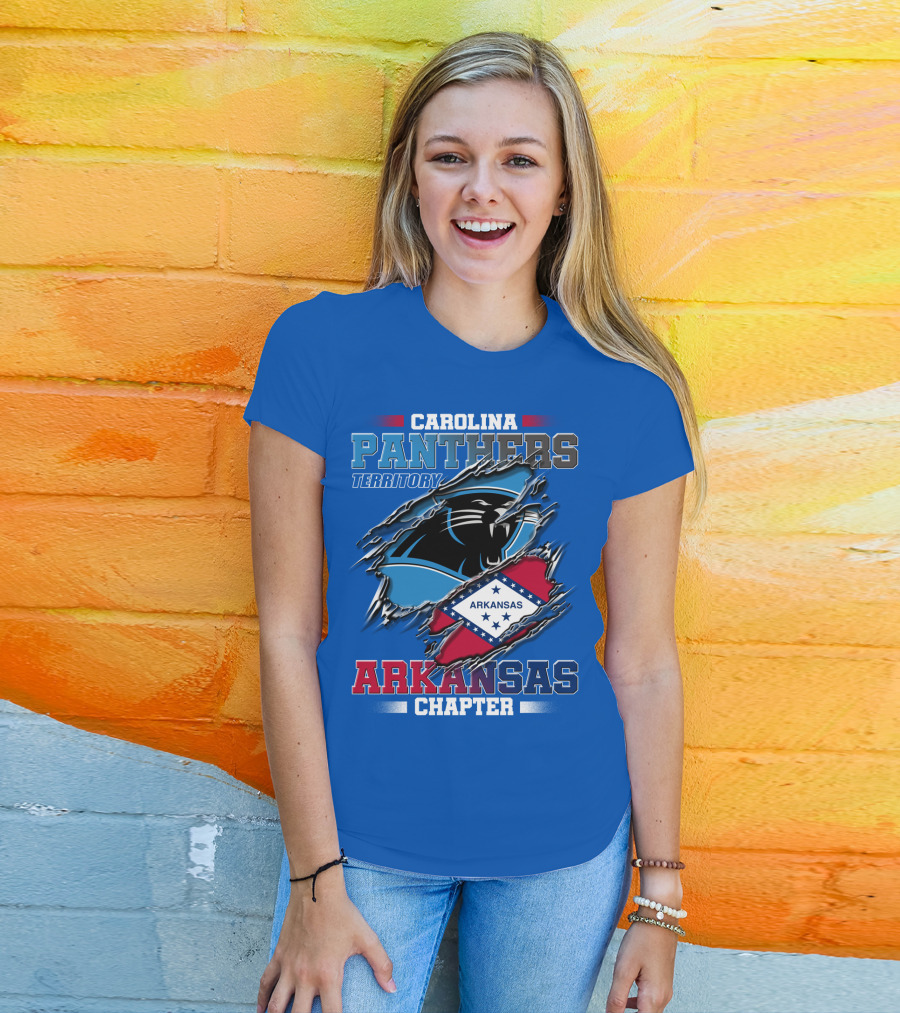 Carolina Panthers Territory Arkansas Chapter T-Shirt