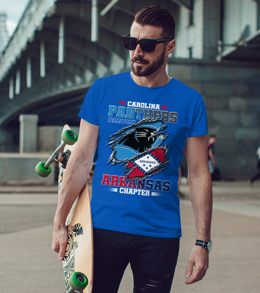 Carolina Panthers Territory Arkansas Chapter T-Shirt