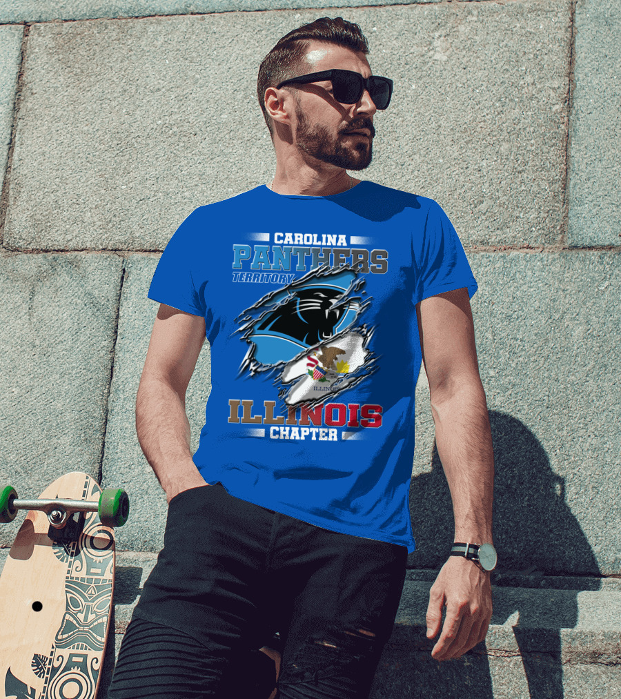Carolina Panthers Territory Illinois Chapter T-Shirt