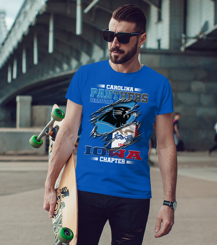 Carolina Panthers Territory Iowa Chapter T-Shirt