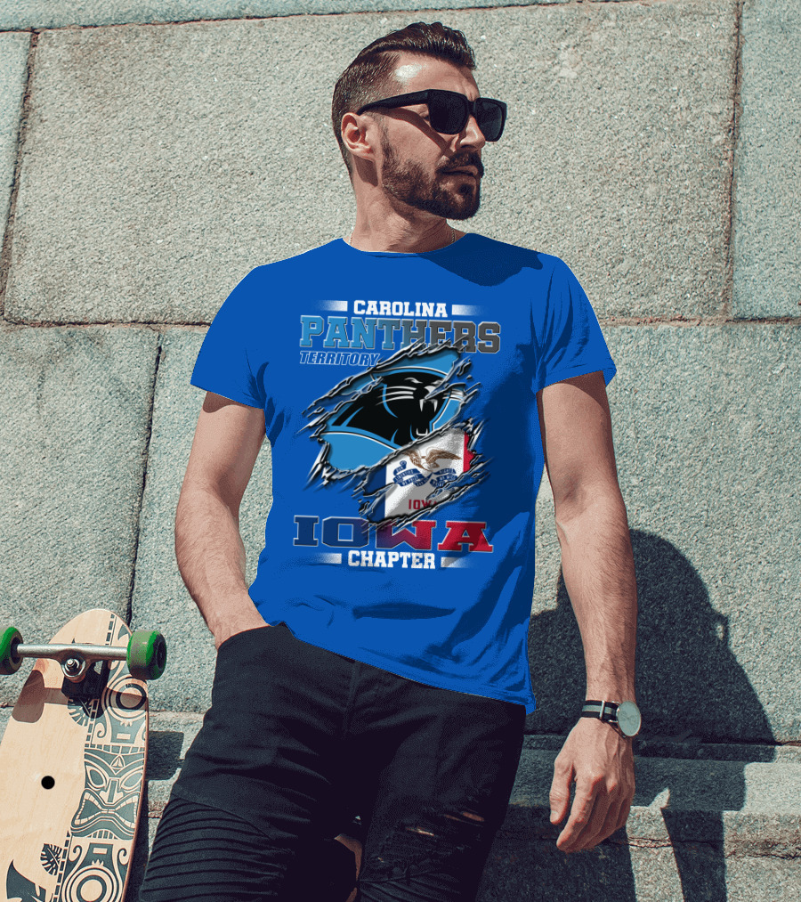 Carolina Panthers Territory Iowa Chapter T-Shirt