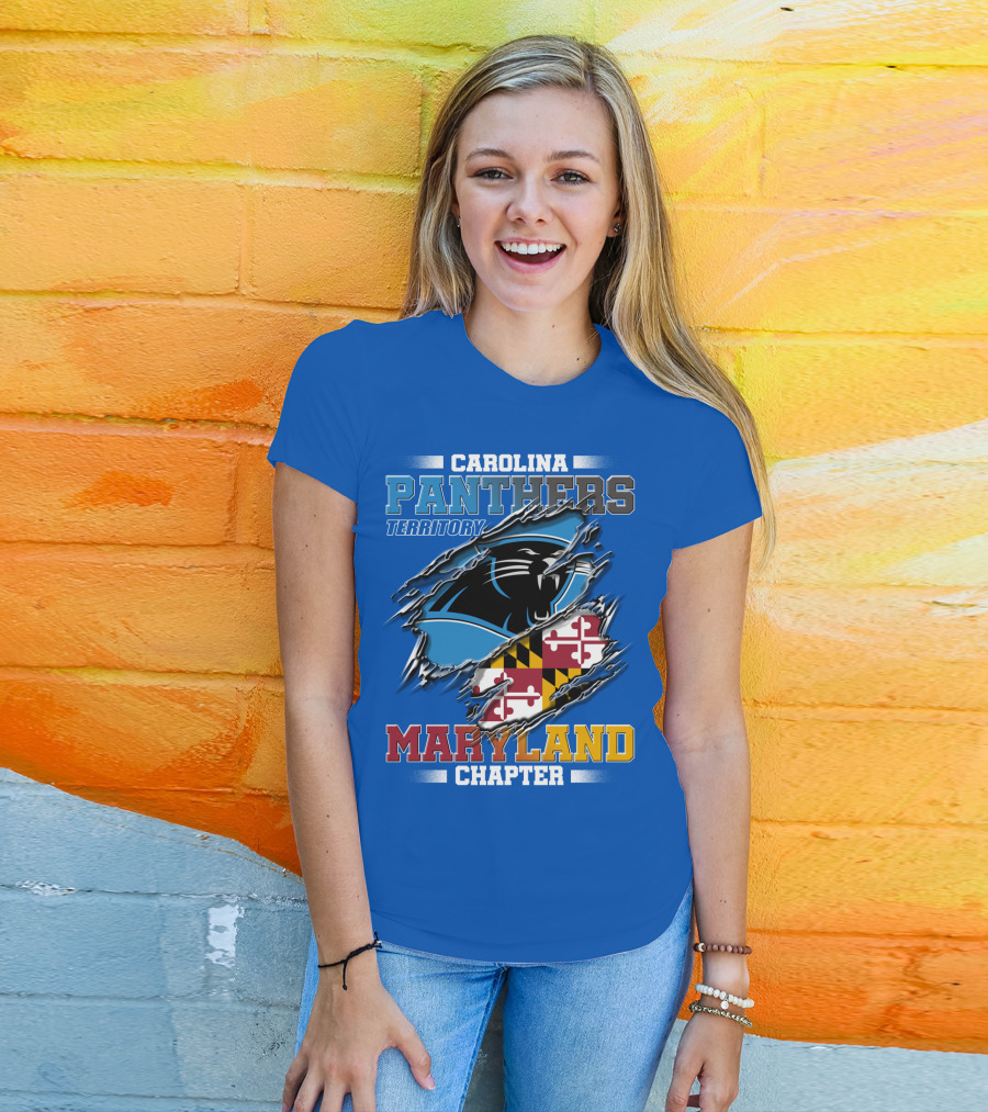 Carolina Panthers Territory Maryland Chapter T-Shirt
