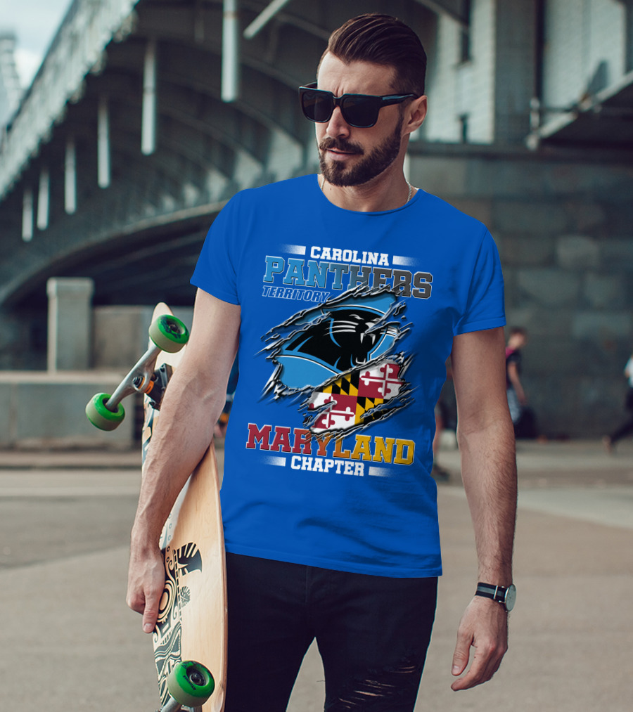 Carolina Panthers Territory Maryland Chapter T-Shirt