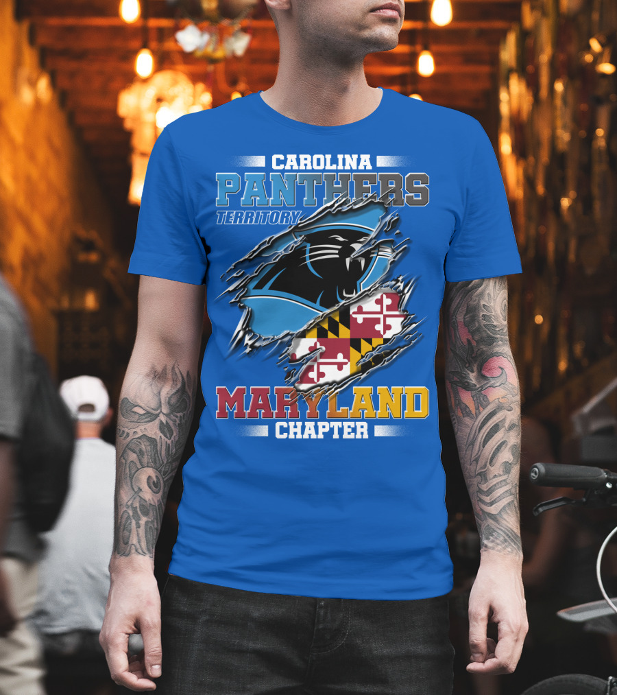 Carolina Panthers Territory Maryland Chapter T-Shirt