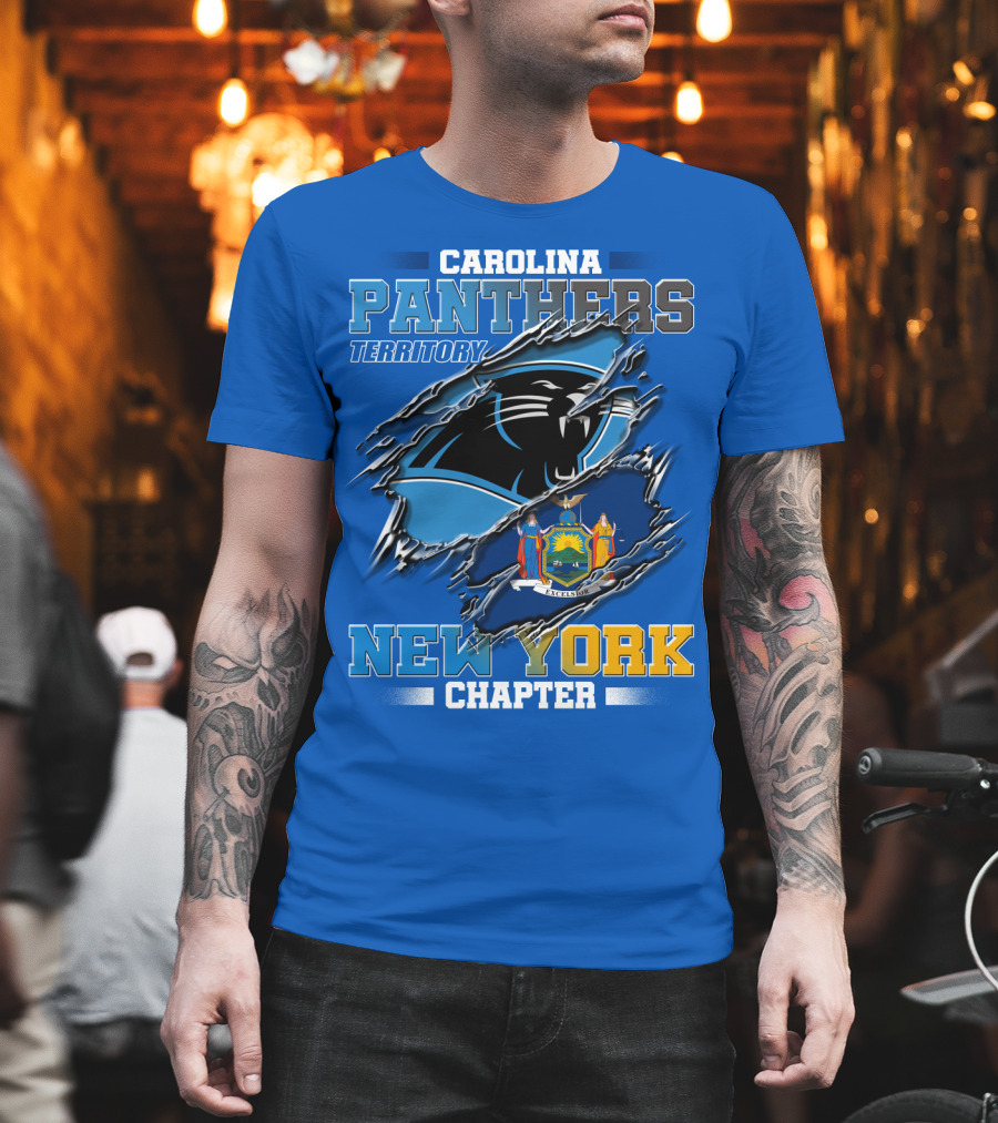 Carolina Panthers Territory New York Chapter T-Shirt