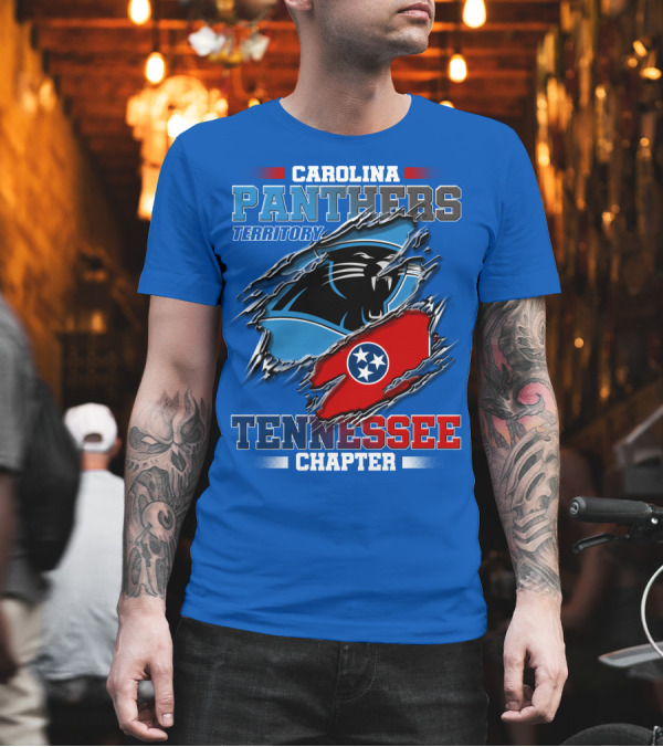 CAROLINA PANTHERS TERRITORY TENNESSEE CHAPTER T-Shirt CAROLINA PANTHERS TERRITORY TENNESSEE CHAPTER T-Shirt