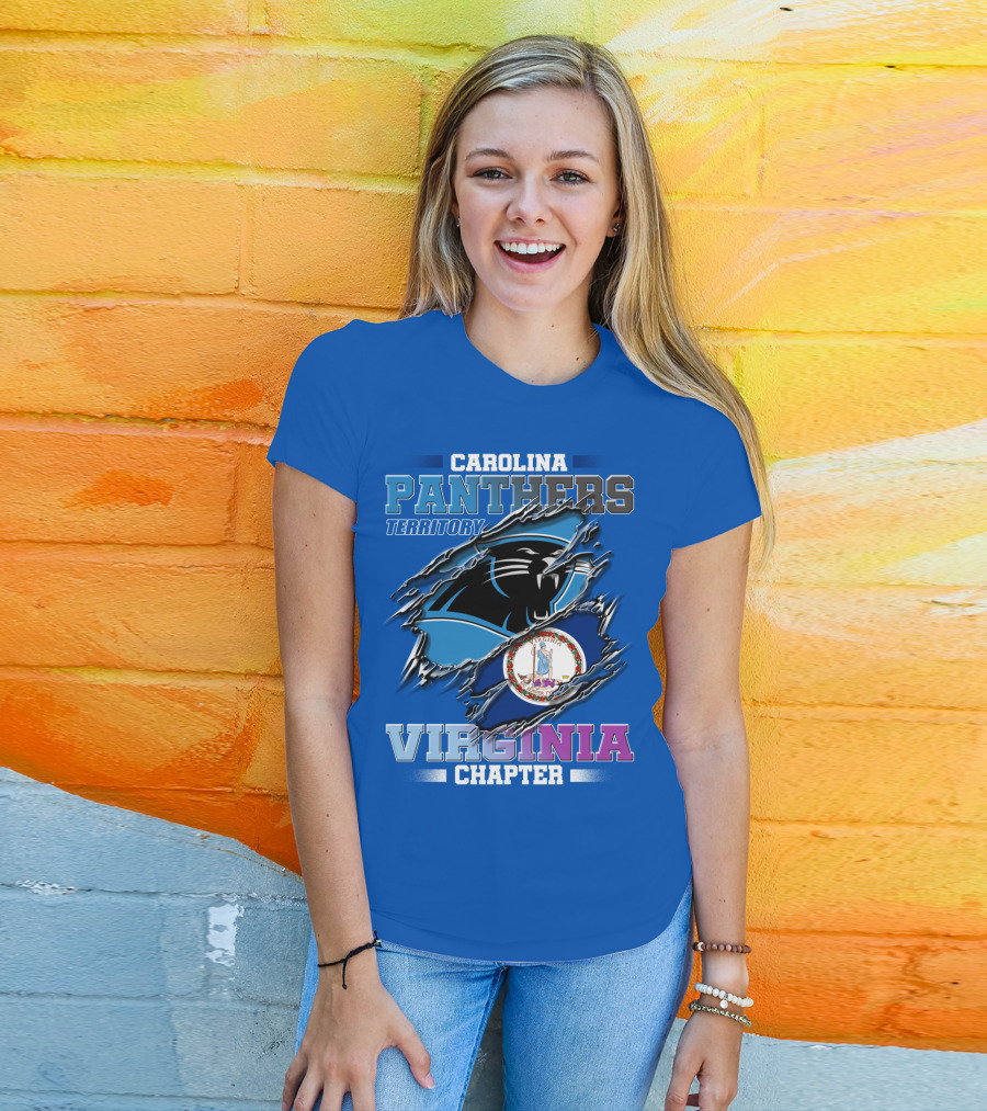 Carolina Panthers Territory Virginia Chapter T-Shirt