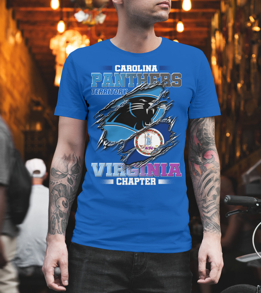 Carolina Panthers Territory Virginia Chapter T-Shirt