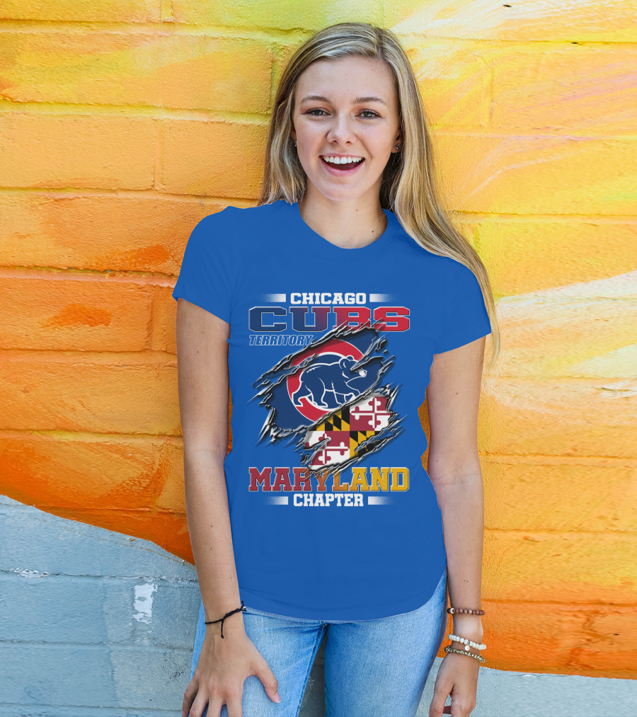 Chicago Cubs Territory Maryland Chapter T-Shirt