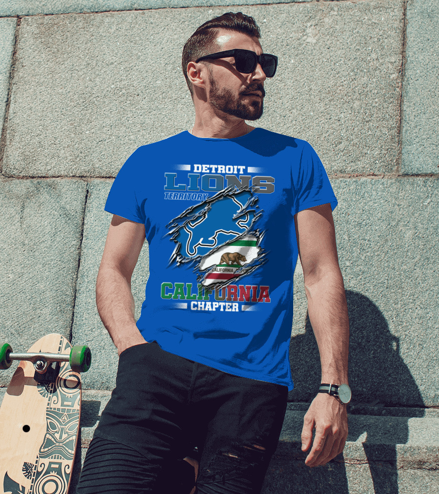 Detroit Lions Territory California Chapter T-Shirt