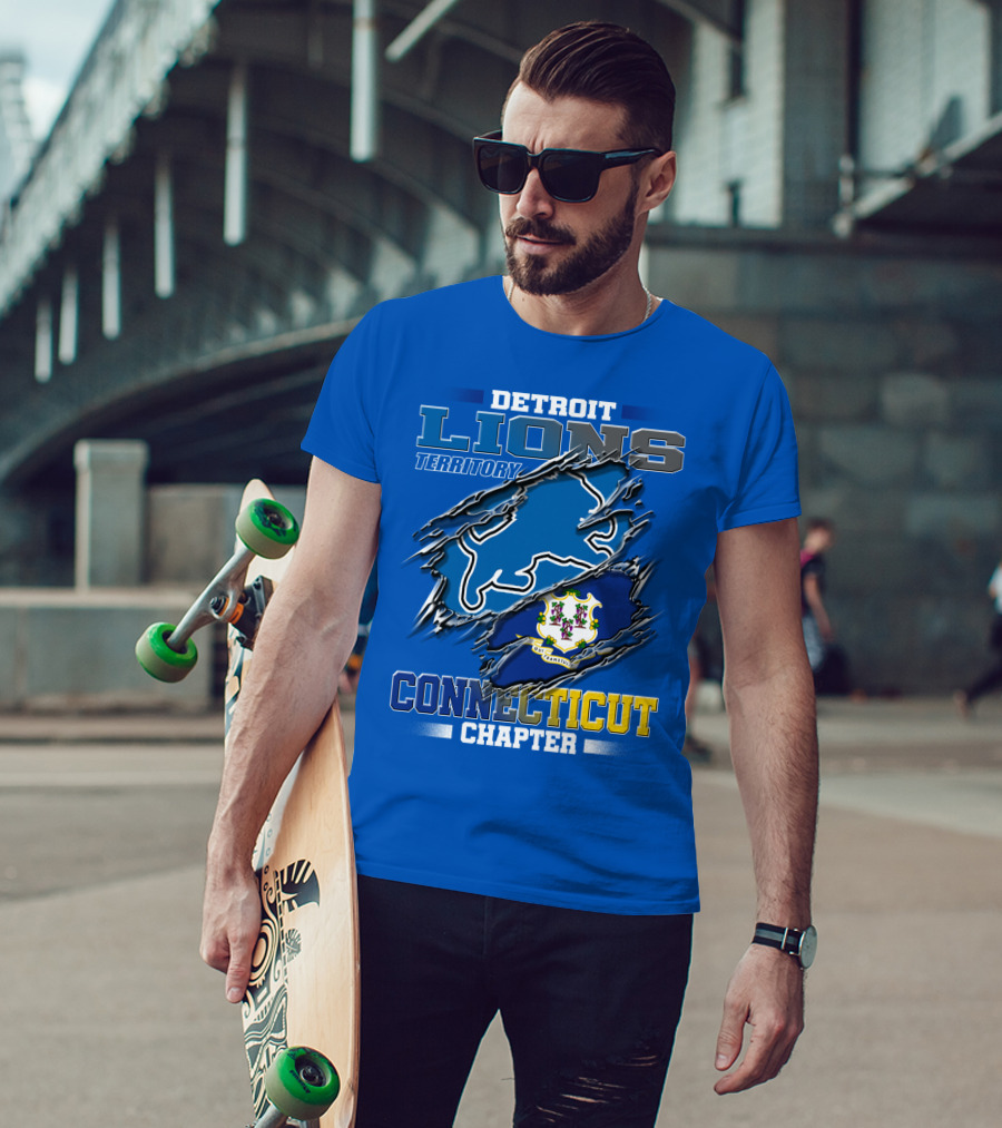 Detroit Lions Territory Connecticut Chapter T-Shirt