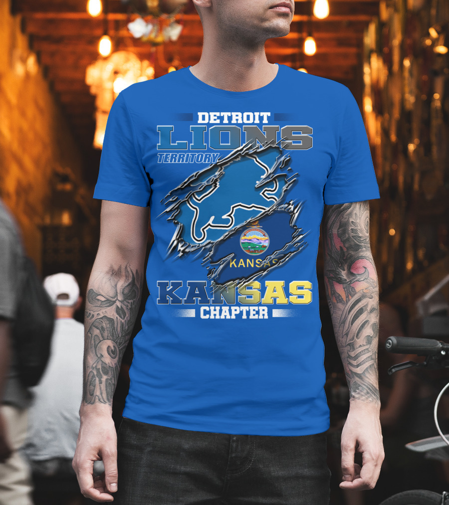 Detroit Lions Territory Kansas Chapter T-Shirt