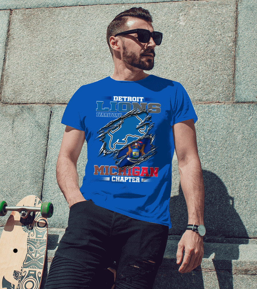 Detroit Lions Territory Michigan Chapter T-Shirt
