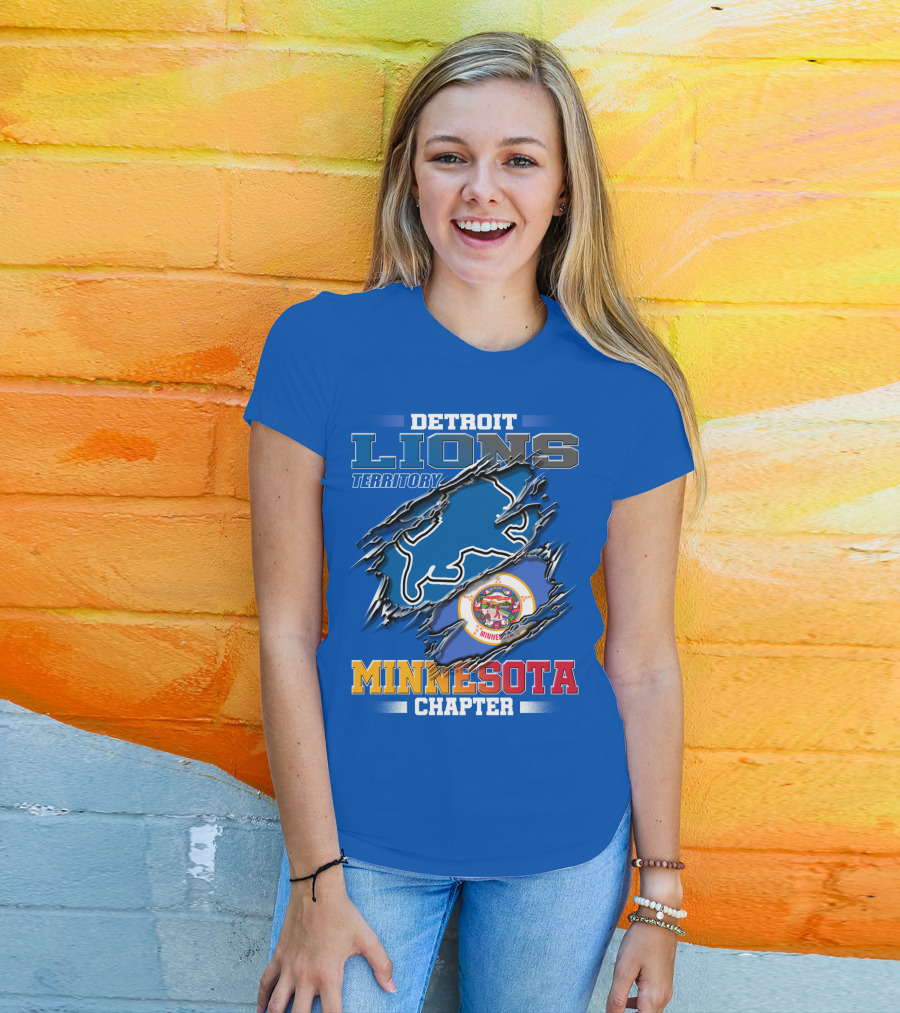 Detroit Lions Territory Minnesota Chapter T-Shirt