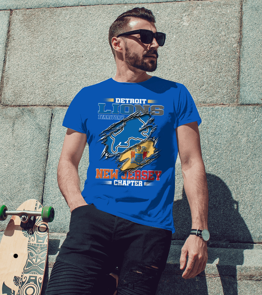 Detroit Lions Territory New Jersey Chapter T-Shirt