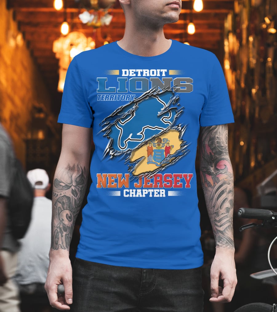DETROIT LIONS TERRITORY NEW JERSEY CHAPTER T-Shirt