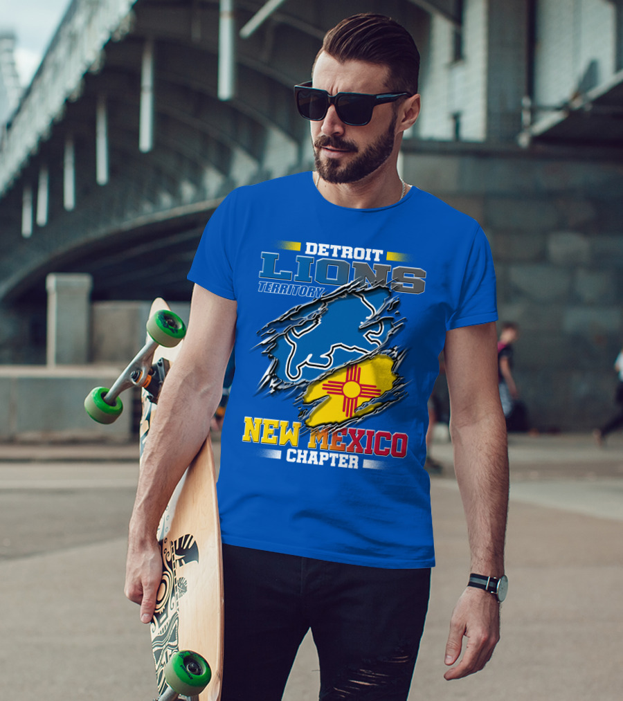 Detroit Lions Territory New Mexico Chapter T-Shirt