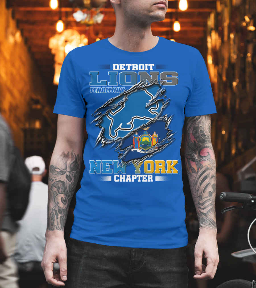 Detroit Lions Territory New York Chapter T-Shirt