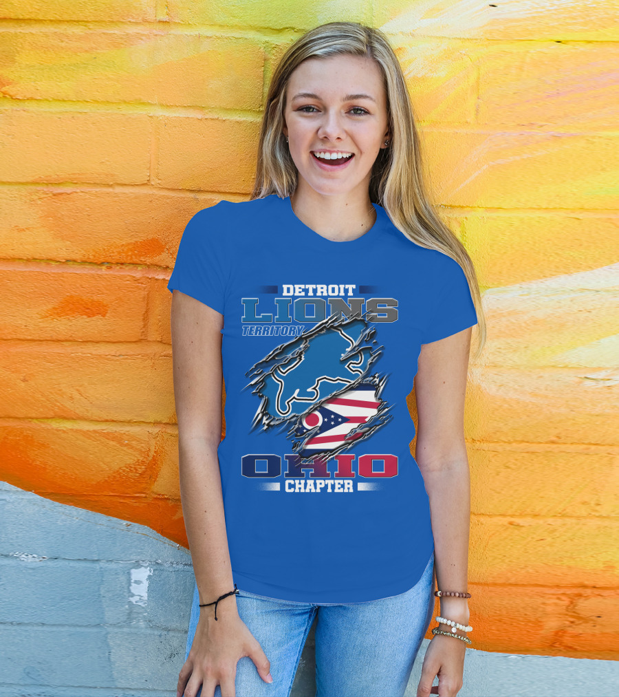Detroit Lions Territory Ohio Chapter T-Shirt