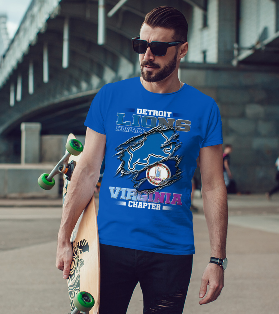 DETROIT LIONS TERRITORY VIRGINIA CHAPTER T-Shirt