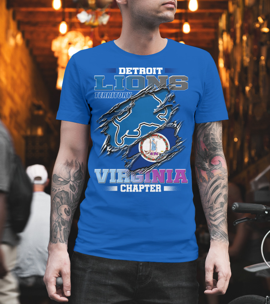 DETROIT LIONS TERRITORY VIRGINIA CHAPTER T-Shirt