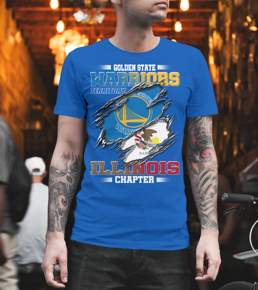 Golden State Warriors Territory Illinois Chapter T-Shirt