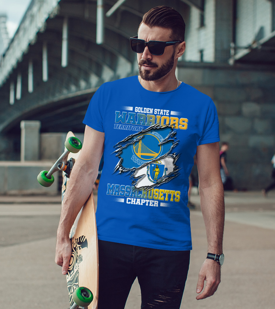 Golden State Warriors Territory Massachusetts Chapter T-Shirt