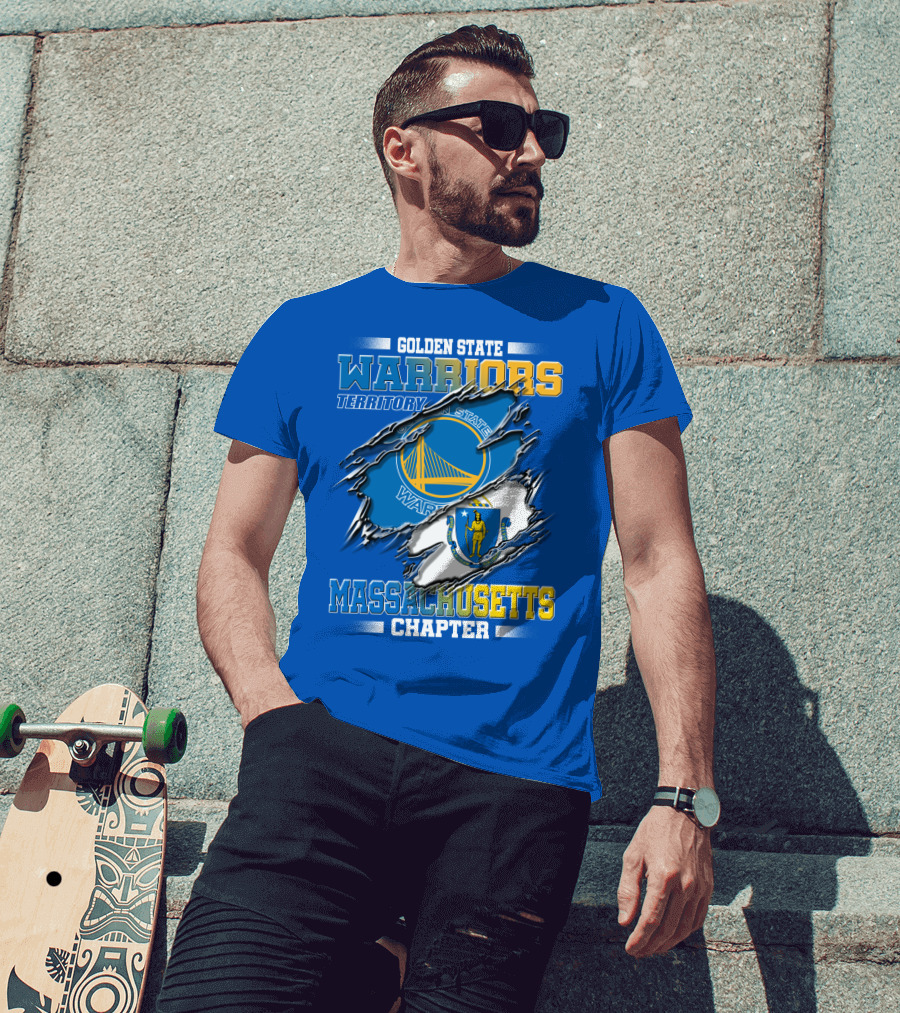 Golden State Warriors Territory Massachusetts Chapter T-Shirt